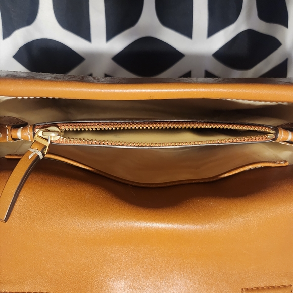 Tory Burch Luggage Color Leather Crossbody Bag - Picture 10 of 16